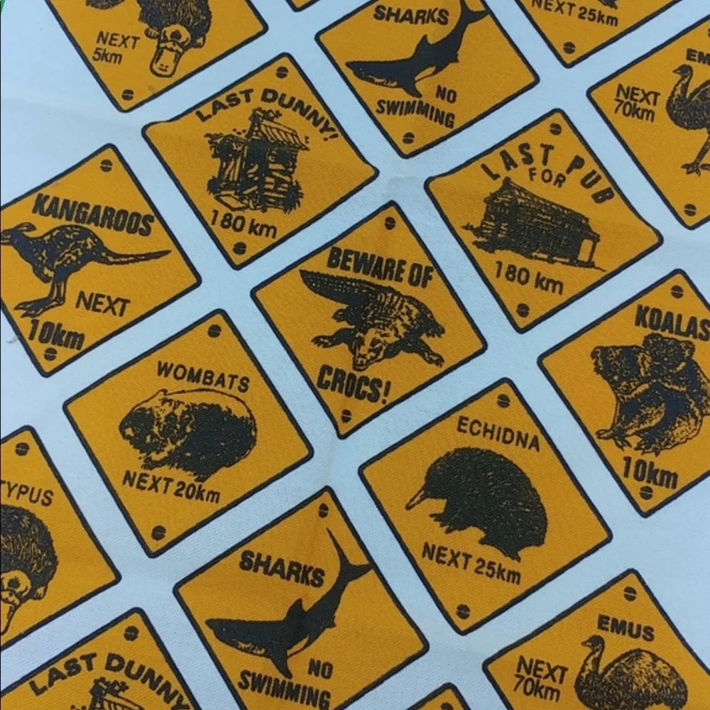 Australia Road Signs Wall Tapestry
